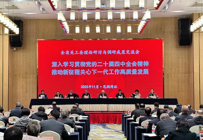 安徽省关工委2025年第三次理论研讨与调研成果交流会在芜湖湾沚召开